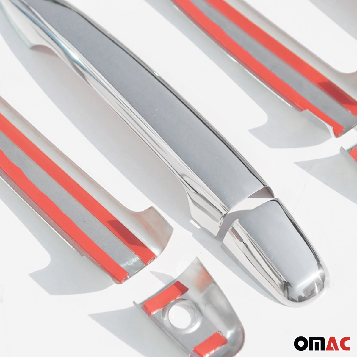 Lexus GX 470 Door Handle Cover - Omac - H2 S.Steel - Gloss Silver - '03-'09